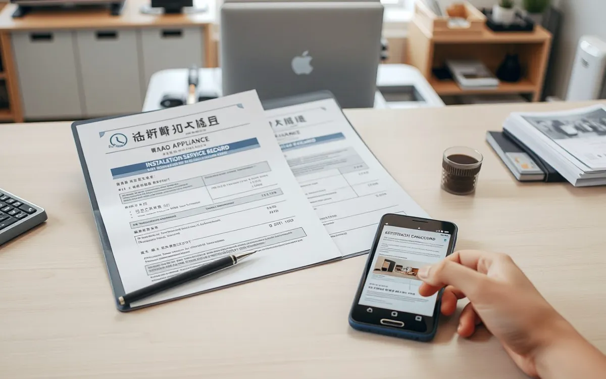 安装完成后，这些资料和保养安排请收好